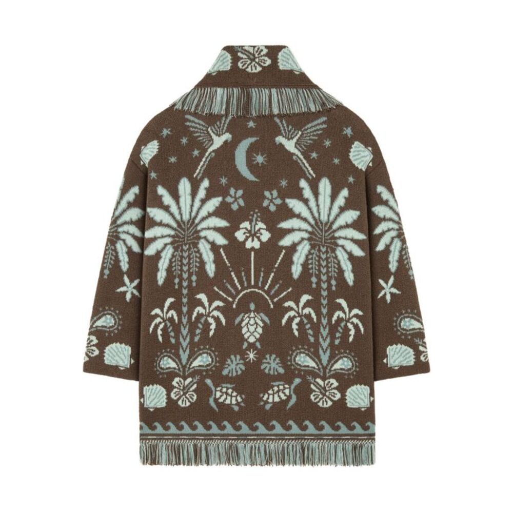 Alanui Women Echoes Of The Island Wool And Cotton Cardigan - Picture 5 of 5